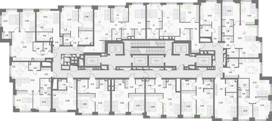 Продажа 2-комнатной квартиры 68,4 м², 32/55 этаж