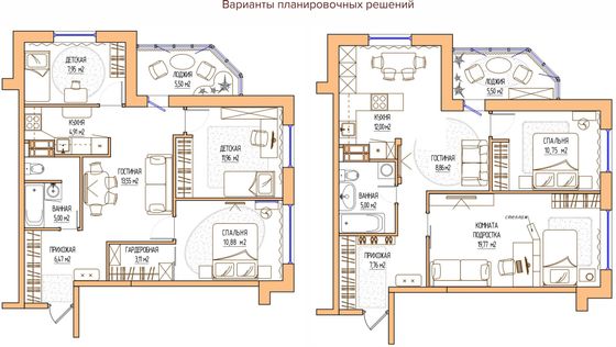 Продажа 2-комнатной квартиры 64,2 м², 2/17 этаж