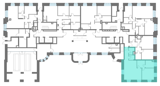 Продажа 1-комнатной квартиры 88,5 м², 1/6 этаж