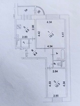 Продажа 2-комнатной квартиры 53,6 м², 13/17 этаж