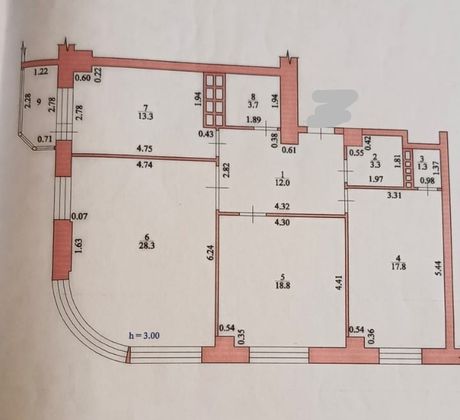 Продажа 3-комнатной квартиры 99,5 м², 15/23 этаж