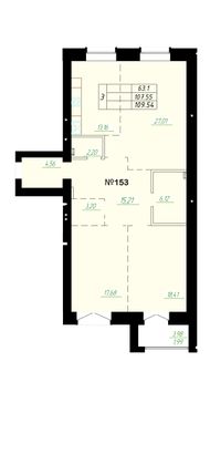 106,8 м², 3-комн. квартира, 8/9 этаж