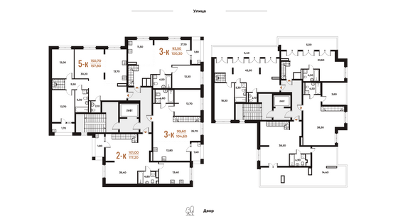 Продажа 3-комнатной квартиры 104,6 м², 7 этаж