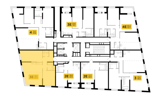 Продажа 3-комнатной квартиры 93,5 м², 26/29 этаж