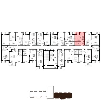 Продажа квартиры-студии 23,5 м², 2/11 этаж