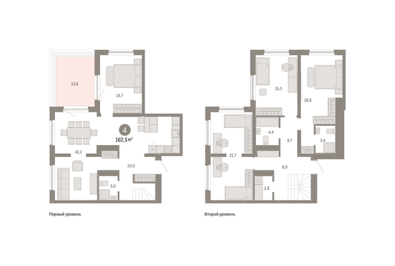 Продажа 4-комнатной квартиры 162,5 м², 15/15 этаж