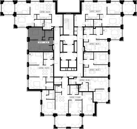 Продажа 1-комнатной квартиры 36,3 м², 7/15 этаж