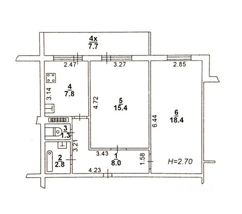 Продажа 2-комнатной квартиры 54 м², 7/11 этаж