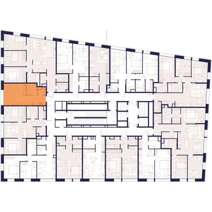 Продажа квартиры-студии 31,4 м², 2/23 этаж