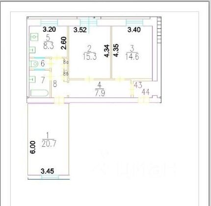 Продажа 3-комнатной квартиры 77 м², 4/5 этаж