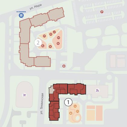 59,3 м², 2-комн. квартира, 1/5 этаж