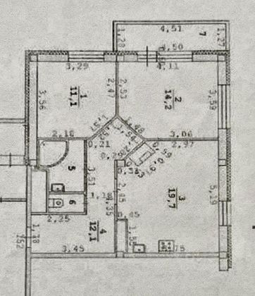 Продажа 2-комнатной квартиры 62,6 м², 16/17 этаж