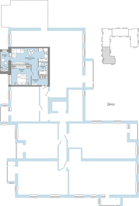 Продажа 2-комнатной квартиры 48 м², 8/8 этаж