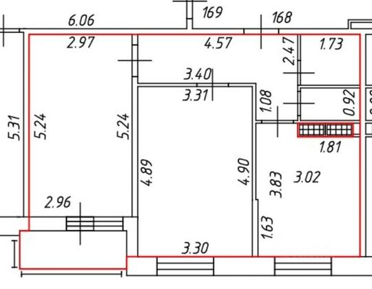 Продажа 2-комнатной квартиры 54 м², 12/12 этаж