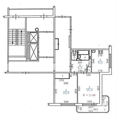 Продажа 2-комнатной квартиры 49 м², 7/16 этаж