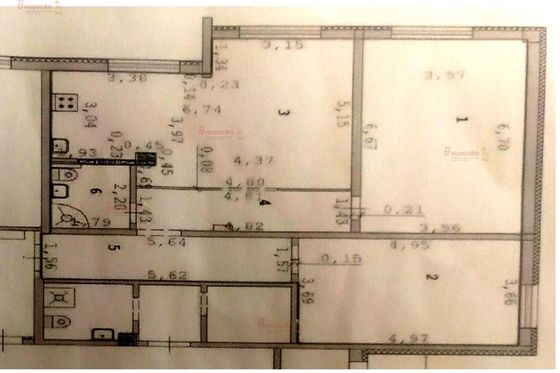 Продажа 3-комнатной квартиры 90 м², 1/16 этаж