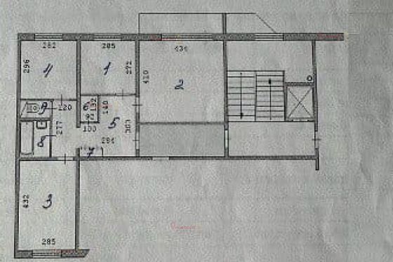 Продажа 3-комнатной квартиры 61 м², 3/9 этаж
