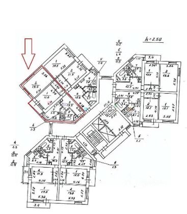 Продажа 2-комнатной квартиры 57,6 м², 9/16 этаж