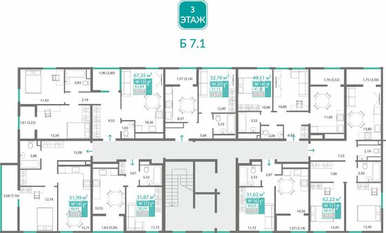 Продажа 1-комнатной квартиры 30,2 м², 3/9 этаж