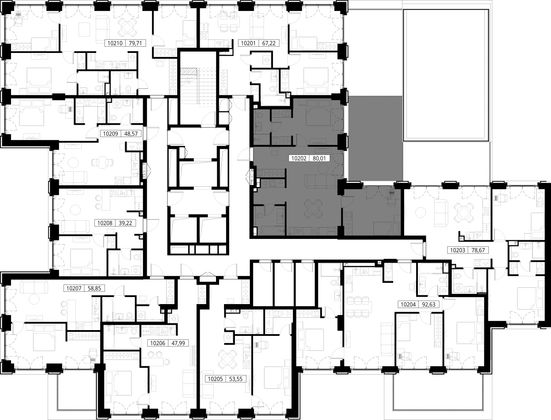 Продажа 2-комнатной квартиры 80 м², 2/15 этаж