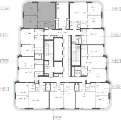 Продажа 2-комнатной квартиры 55,6 м², 48/53 этаж