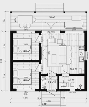 Продажа дома, 69 м², с участком 5 соток