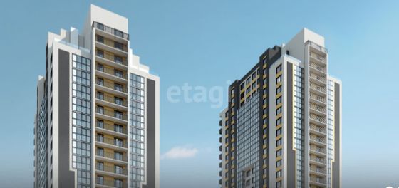 Продажа 1-комнатной квартиры 53,7 м², 10/25 этаж