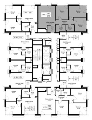 Продажа 3-комнатной квартиры 78,3 м², 23/30 этаж