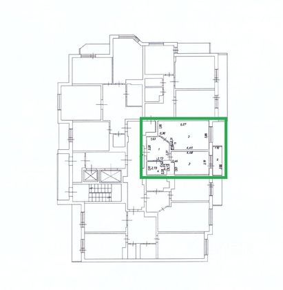 Продажа 1-комнатной квартиры 47,8 м², 15/21 этаж