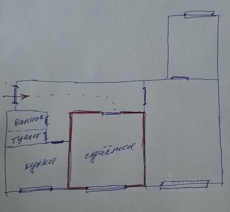 Аренда 1 комнаты, 14 м², 4/12 этаж