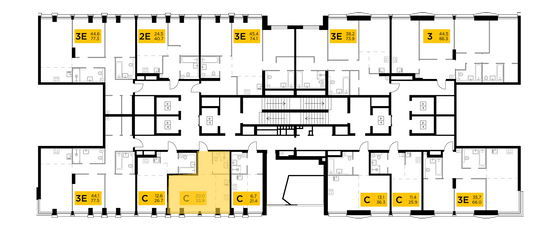 Продажа квартиры-студии 33,9 м², 3/33 этаж