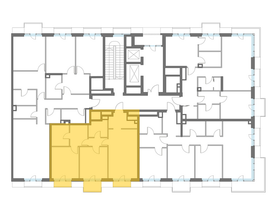 Продажа 2-комнатной квартиры 75,6 м², 4/9 этаж