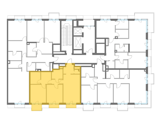 Продажа 2-комнатной квартиры 75,6 м², 6/9 этаж