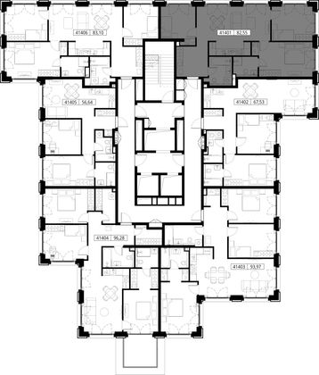 Продажа 3-комнатной квартиры 82,6 м², 14/15 этаж