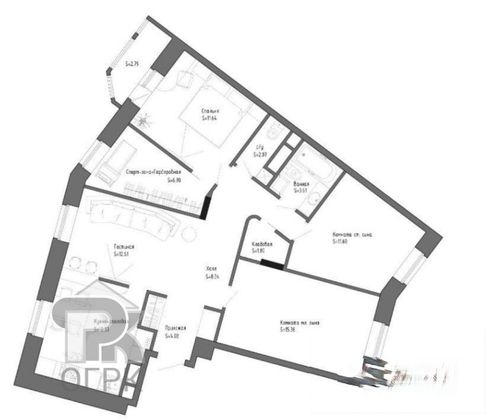 Продажа 3-комнатной квартиры 92,6 м², 2/4 этаж