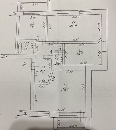 Продажа 3-комнатной квартиры 82 м², 3/5 этаж