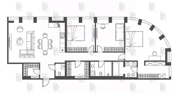 Продажа 4-комнатной квартиры 141,7 м², 11/22 этаж