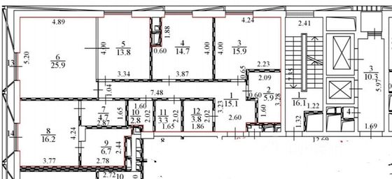 Продажа 4-комнатной квартиры 130 м², 9/15 этаж