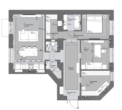 Продажа 4-комнатной квартиры 75 м², 3/6 этаж