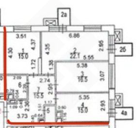 Продажа 4-комнатной квартиры 98,8 м², 7/29 этаж