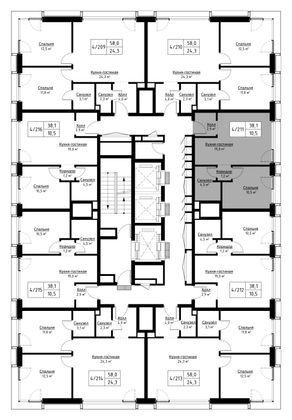 Продажа 1-комнатной квартиры 37,7 м², 29/30 этаж