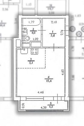 Продажа квартиры-студии 30,5 м², 6/25 этаж