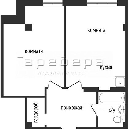 Продажа 1-комнатной квартиры 42,2 м², 5/19 этаж