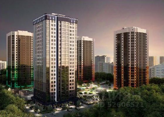 Продажа квартиры-студии 32,1 м², 20/24 этаж