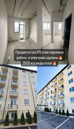 Продажа 1-комнатной квартиры 30 м², 3/5 этаж