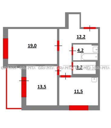 Продажа 2-комнатной квартиры 63,5 м², 6/18 этаж