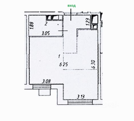 Продажа 1-комнатной квартиры 40,9 м², 23/43 этаж