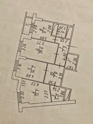 Продажа 3-комнатной квартиры 85 м², 6/18 этаж