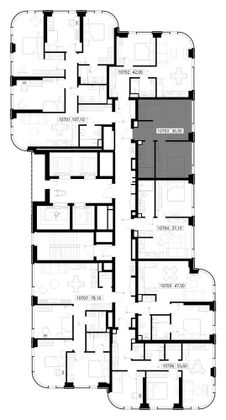 Продажа 1-комнатной квартиры 36,9 м², 7/30 этаж