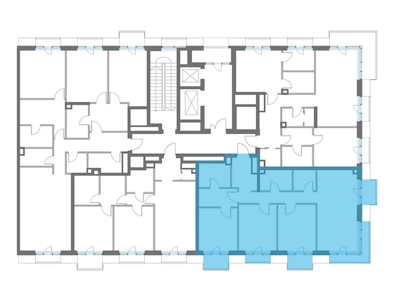 Продажа 3-комнатной квартиры 103,6 м², 6/9 этаж